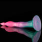 Peacock Pink Green Knot Dildo-Animal Dildos-Monster Dildo