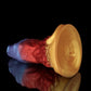 Leo Gradient Red Purple Gold Fantasy Dildo