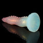 Octopus Tentacle Orange-Pink Transparent Dildo