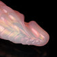 Qilin-Shaped Orange Pink Transparent Dildo