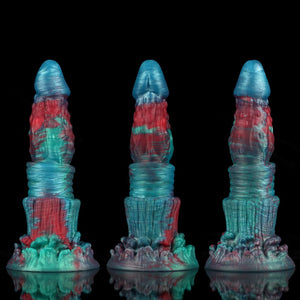 Snag Gradient Blue Green Fantasy Dildo