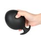 nflatable Silicone Anal Plug with Removable Pump & Steel Beads for Beginners