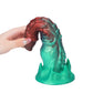 Ghostly Crimson Red Green Fantasy Dildo