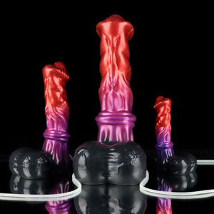 Lords Rot Lila Schwarz Squirting Dildo-Knoten Dildo