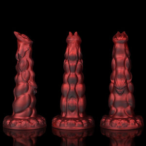 Sphinx Crimson Fantasy Dildo-Knotendildo