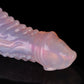 Ghostly Pink Purple Transparent Dildo