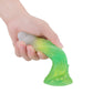 Silkworm Chrysalis Gradient Yellow Green Dildo