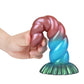 Twisted Red Blue Green Electric Vibrating Dildo