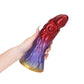 Sagittarius Gradient Red Purple Gold Dildo