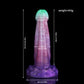 Cobra Purple White Green Dildo