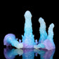 Paw Shaped Blue-Purple Gradient Dildo