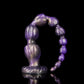 Galaxy Swirl Silicone Anal Beads – Flexible Long Beaded Plug with Suction Cup Base