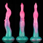 Peacock Pink Green Knot Dildo-Animal Dildos-Monster Dildo