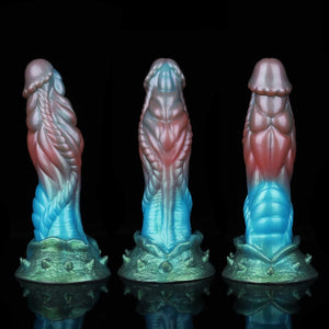 Alien Red Blue Green Electric Vibrating Dildo