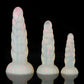 Twisted Jelly Transparent Color Dildo - Luminous Dildo