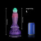 Unicorn Scales Purple White Green Dildo