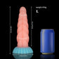 Twisted Pink Blue Dildo