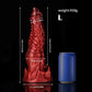 Ghostly Crimson Fantasy Dildo