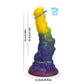 Cancer Gradient Yellow Purple Fantasy Dildo