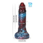 Dragon Kiss Gradient Red Blue Fantasy Dildo