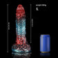 Dragon Kiss Gradient Red Blue Fantasy Dildo