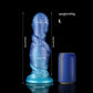 Aquarius Gradient Blue Purple Dildo - Zodiac Dildo