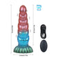Twisted Red Blue Green Electric Vibrating Dildo