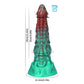 Ghostly Crimson Red Green Fantasy Dildo