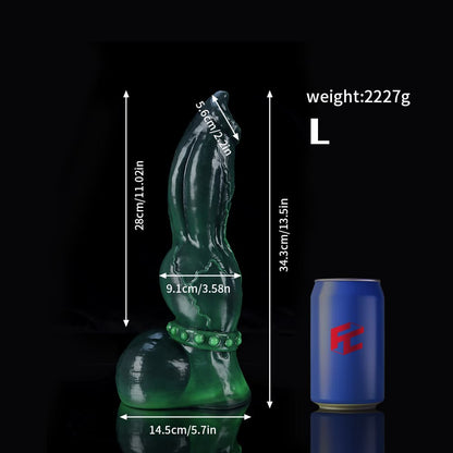 （Only For USA 20% OFF）Venom Green Knot Dildo