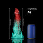 Ghostly Crimson Red Green Fantasy Dildo