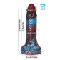 Dragon Kiss Gradient Red Blue Fantasy Dildo