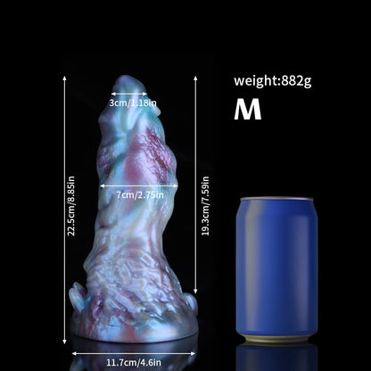 Leo Gradient Blue  Purple Fantasy Dildo
