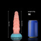 Twisted Pink Blue Dildo