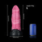 Wolf Tongue Rose Pink Fantasy Dildo