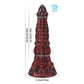 Ghostly Crimson Fantasy Dildo