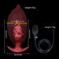 Spiral Ridge Inflatable Anal Plug