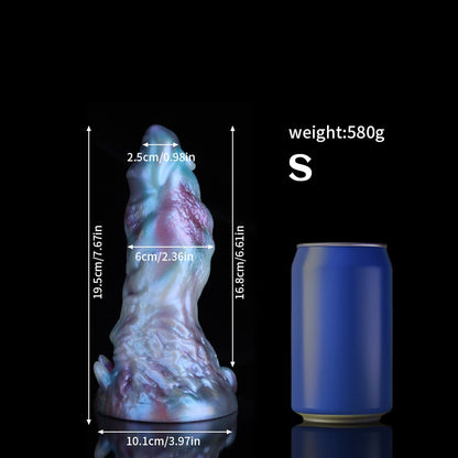 Leo Gradient Blue  Purple Fantasy Dildo