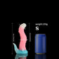 Dinosaur White Pink Blue Fantasy Dildo