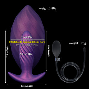 Spiral Inflatable Anal Plug