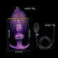 Knotted Inflatable Anal Plug with Hand Pump – Expandable Silicone Butt Plug (4 Colors)