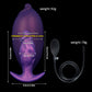 Spiral Ridge Inflatable Anal Plug