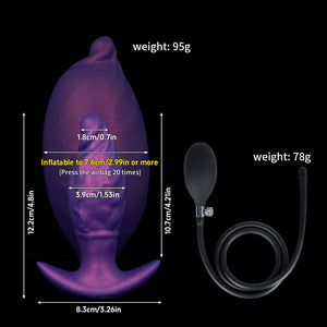 Tiger Dragon Inflatable Anal Plug – Spiral Fantasy Expansion Toy