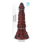 Ghostly Crimson Fantasy Dildo