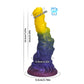 Cancer Gradient Yellow Purple Fantasy Dildo