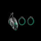Green Black Chastity Cage