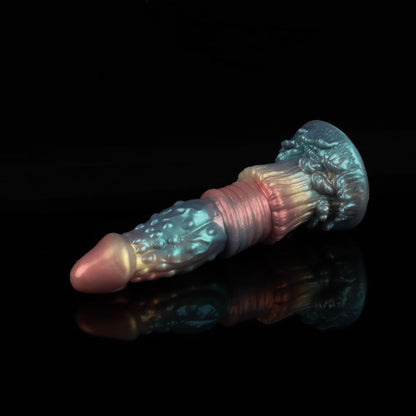 Spike Rainbow Electric Dildo