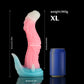 Dinosaur White Pink Blue Fantasy Dildo