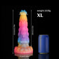 Sphinx Blue Yellow Purple Fantasy Dildo-Knot Dildo-Glow In The Dark Dildo