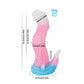 Dinosaur White Pink Blue Fantasy Dildo