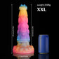 Sphinx Blue Yellow Purple Fantasy Dildo-Knot Dildo-Glow In The Dark Dildo